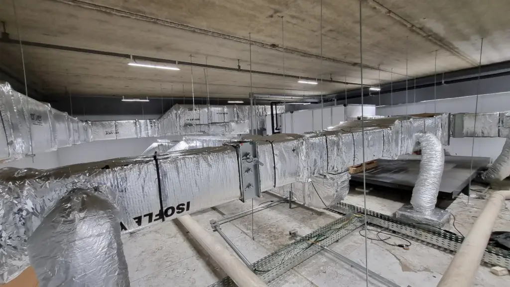 instalação de sistema HVAC
