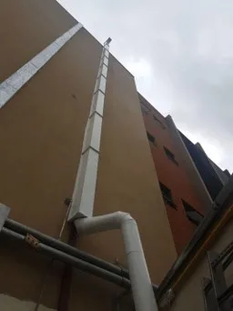 sistema de exaustão para caldeiras